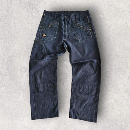 Dickies Navy Double Knee Workwear Pants בצבע כחול נייבי, מידה W34
