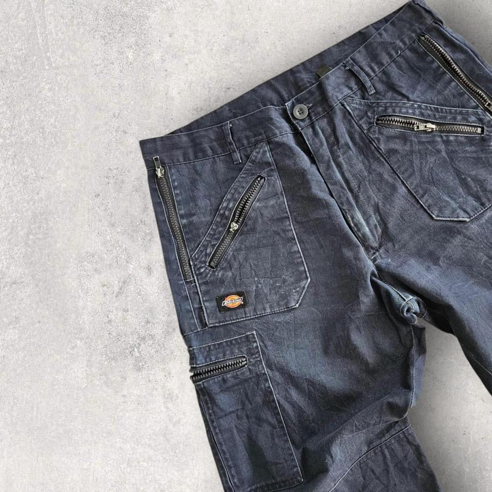 Dickies Navy Double Knee Workwear Pants בצבע כחול נייבי, מידה W34