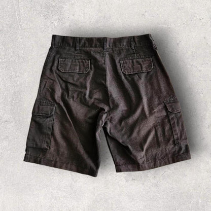Dickies Black Cargo Workwear Shorts בצבע שחור, מידה W36