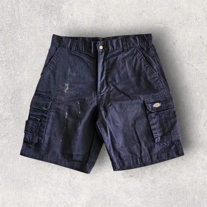 Dickies Navy Cargo Workwear Shorts בצבע כחול כהה, מידה W34