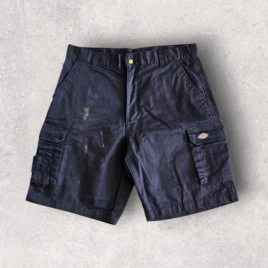 Dickies Navy Cargo Workwear Shorts בצבע כחול כהה, מידה W34
