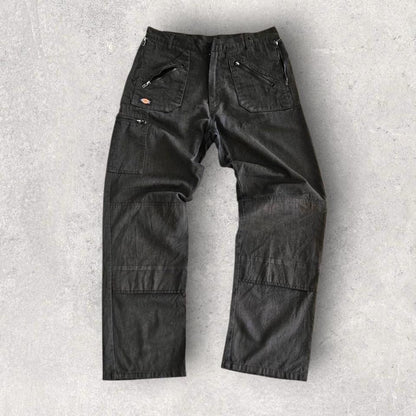 Dickies Black Double Knee Workwear Pants בצבע שחור, מידה W34