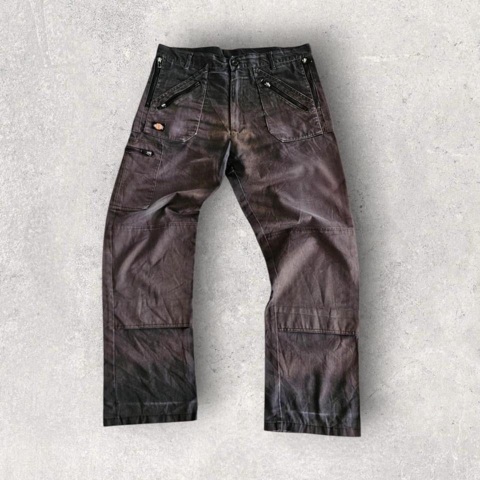 Dickies Grey Double Knee Workwear Pants בצבע אפור, מידה W34