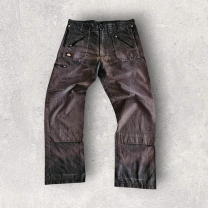 Dickies Grey Double Knee Workwear Pants בצבע אפור, מידה W34
