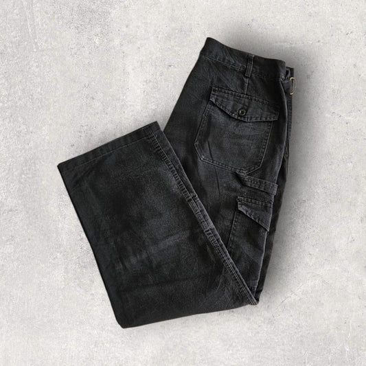 Dickies Black Double Knee Workwear Pants בצבע שחור, מידה W34