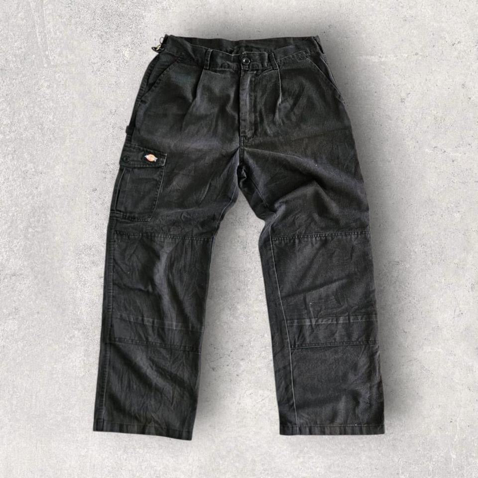 Dickies Black Double Knee Workwear Pants בצבע שחור, מידה W34