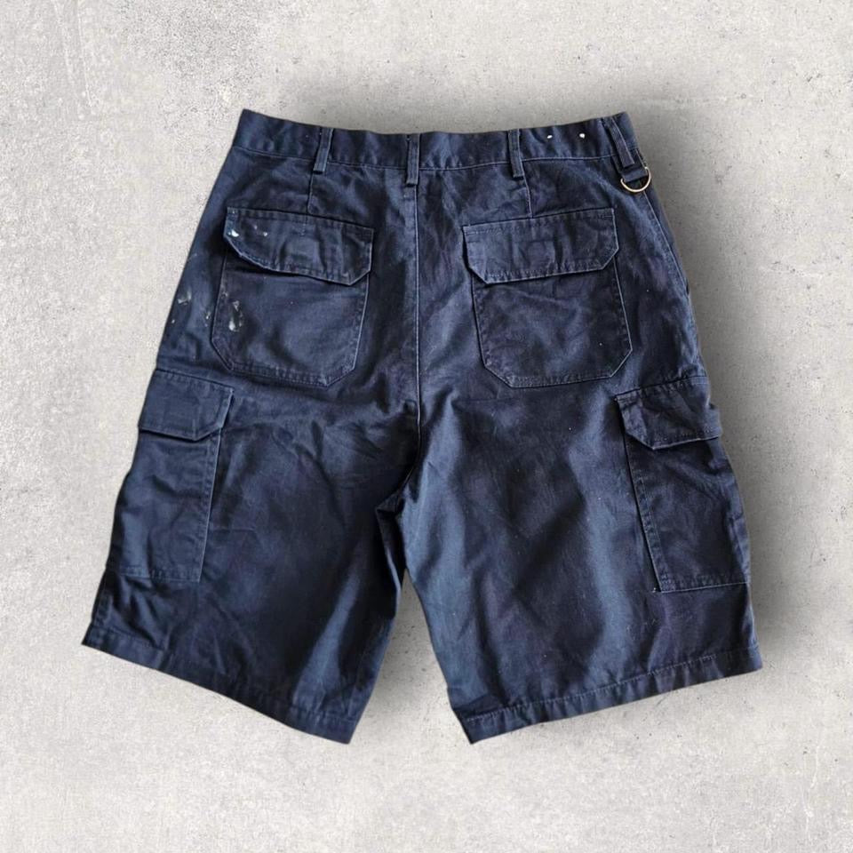 Dickies navy cargo shorty W34 vintage workwear streetwear 84x60