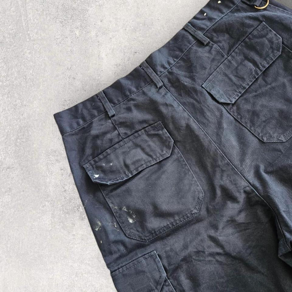 Dickies navy cargo shorty W34 vintage workwear streetwear 84x60