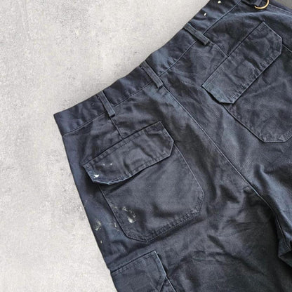 Dickies navy cargo shorty W34 vintage workwear streetwear 84x60
