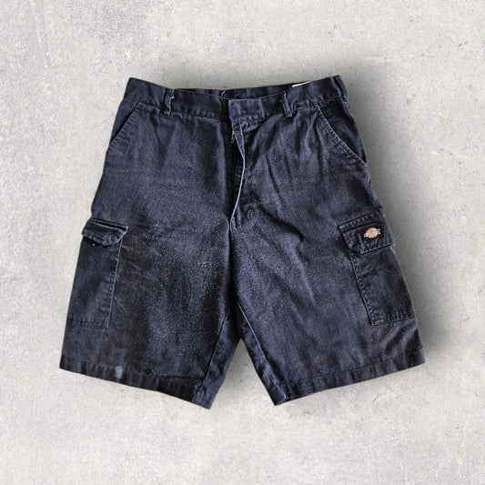 Dickies blue cargo shorts W34 vintage workwear skater 84x58