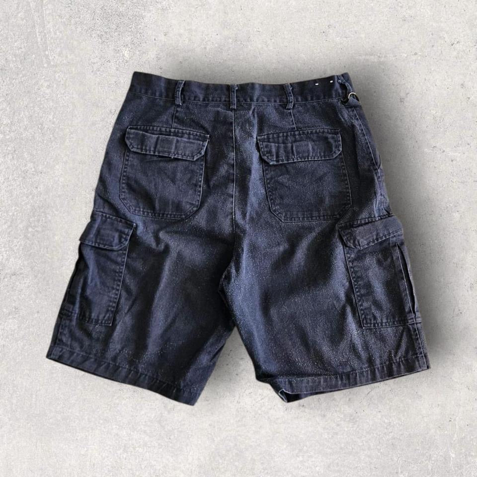 Dickies blue cargo shorts W34 vintage workwear skater 84x58