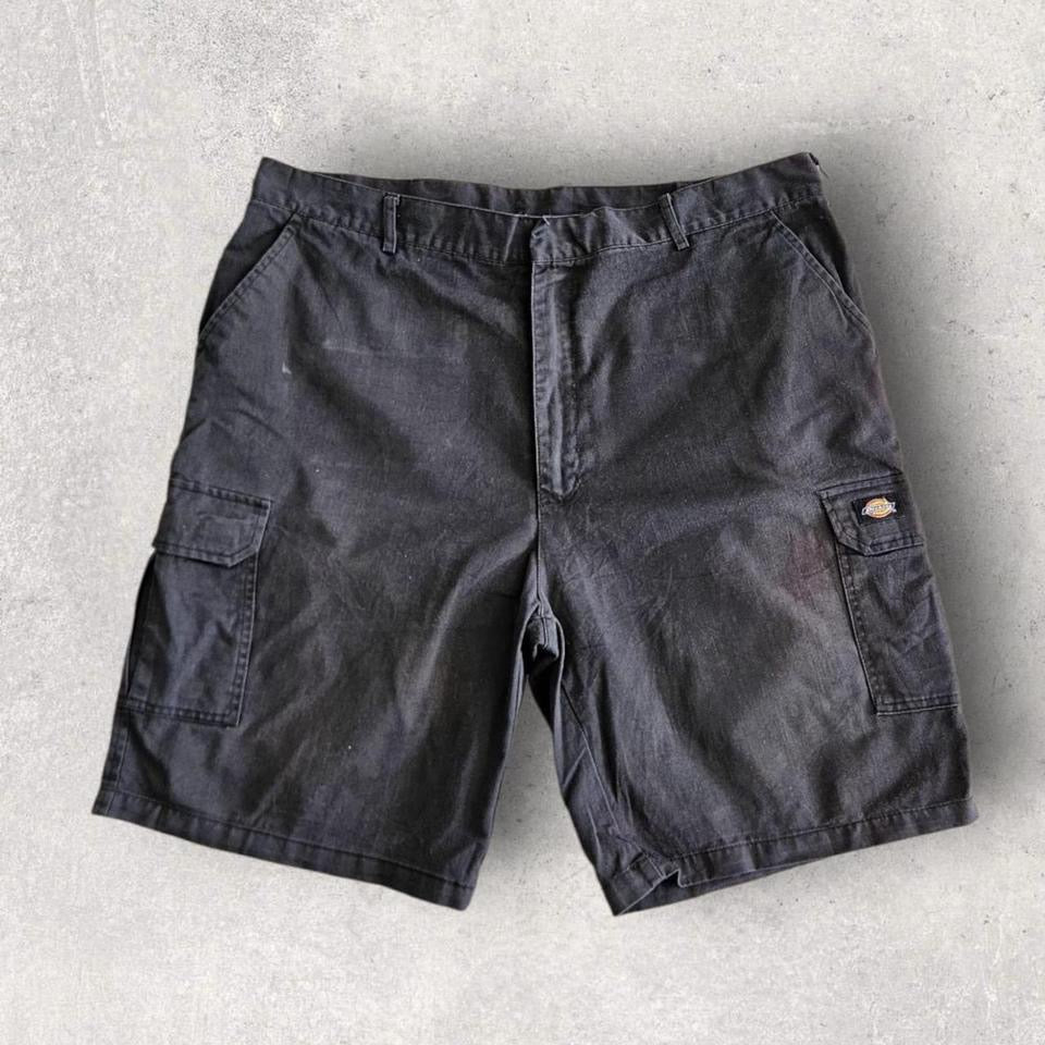 Dickies black cargo workwear shorts W42 vintage oversized streetwear 104x63
