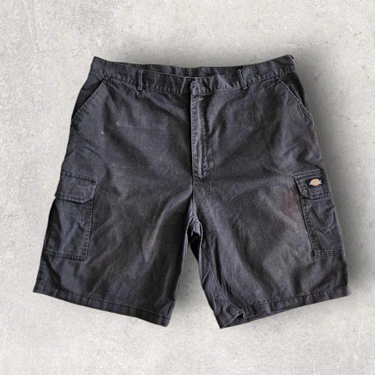Dickies black cargo workwear shorts W42 vintage oversized streetwear 104x63