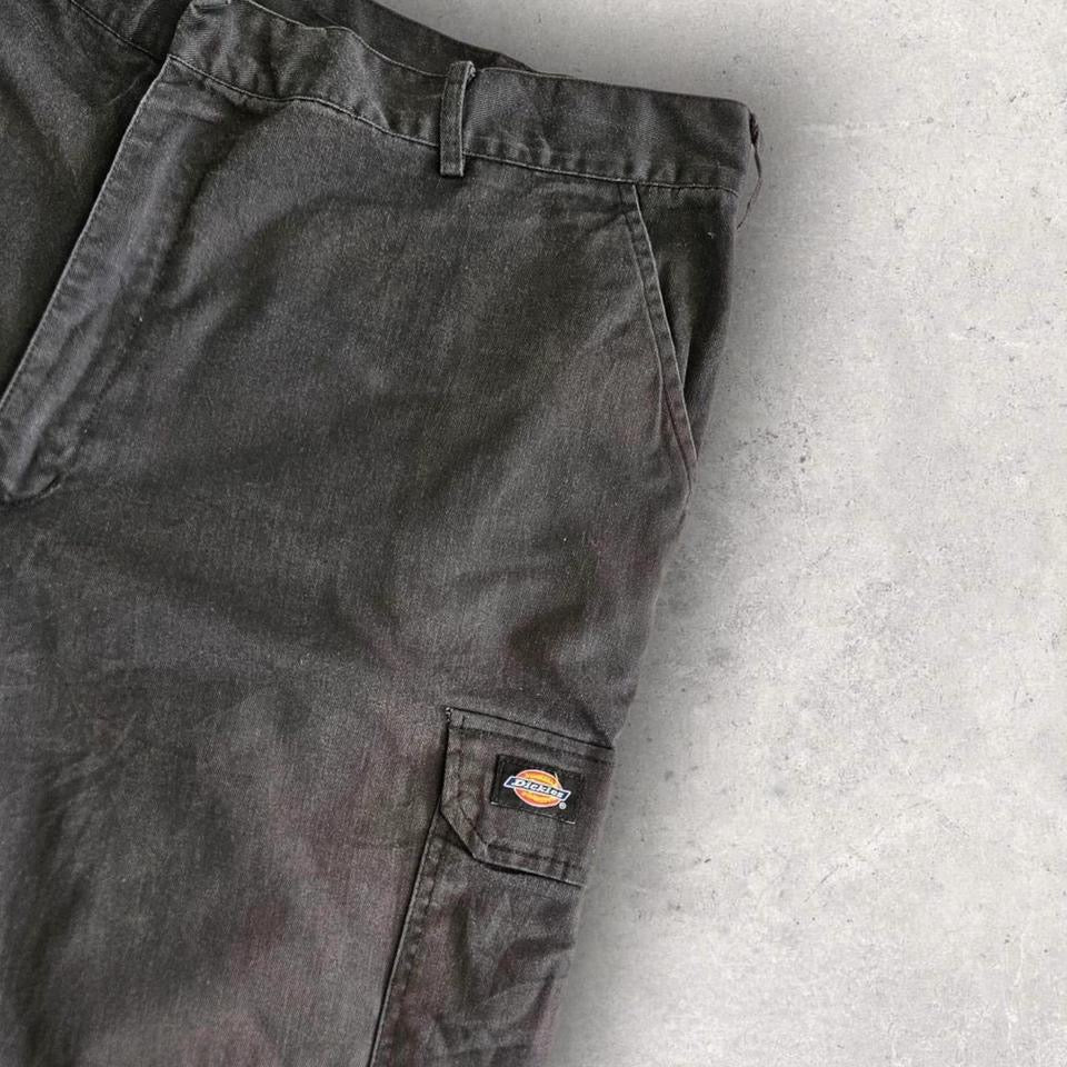 Dickies black cargo workwear shorts W42 vintage oversized streetwear 104x63