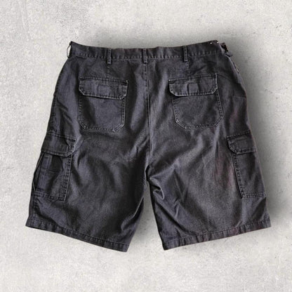 Dickies black cargo workwear shorts W42 vintage oversized streetwear 104x63