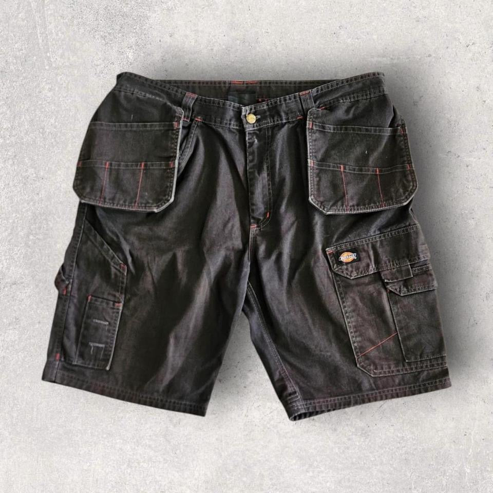 Dickies black carpenter shorts W38 workwear vintage utility 96x59