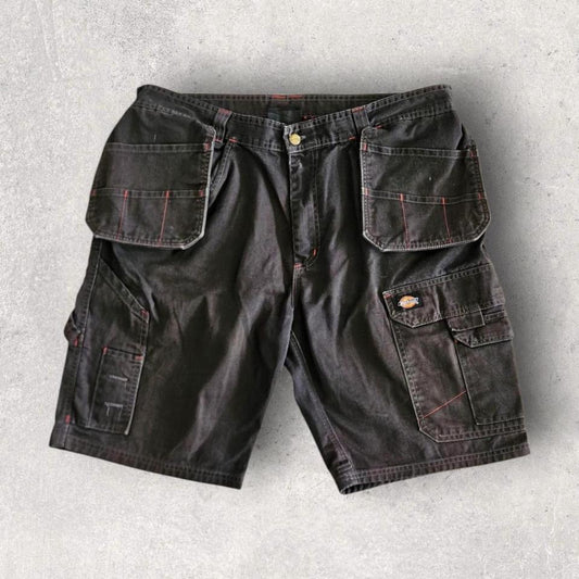 Dickies black carpenter shorts W38 workwear vintage utility 96x59