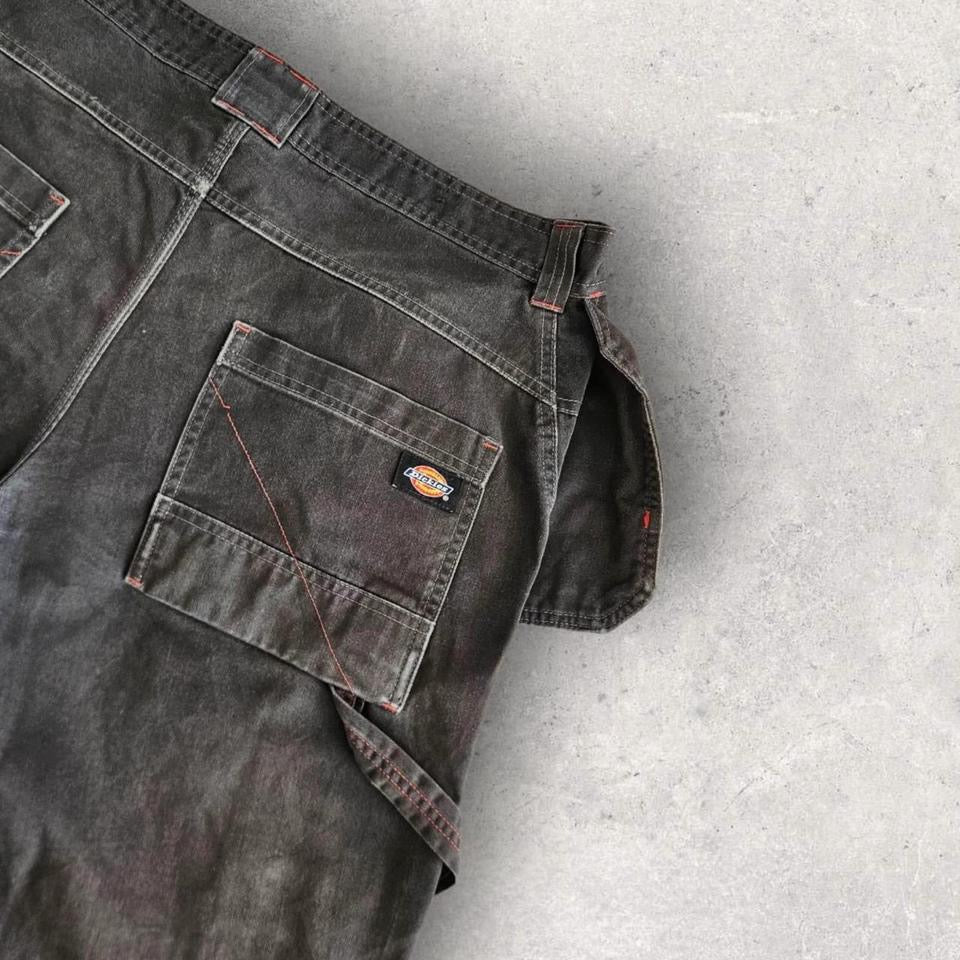 Dickies black carpenter shorts W38 workwear vintage utility 96x59