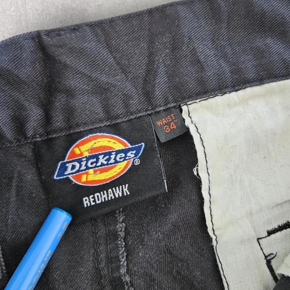 Dickies black cargo shorts vintage workwear W34 84x54