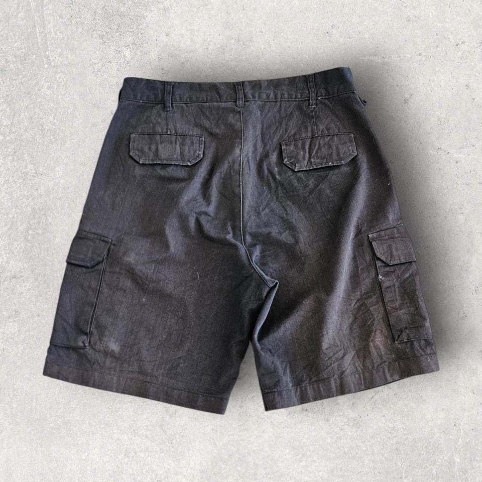 Dickies black cargo shorts vintage workwear W34 84x54