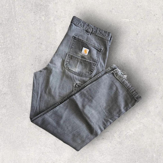 Carhartt grey workwear pants W36 L30 vintage rugged fit