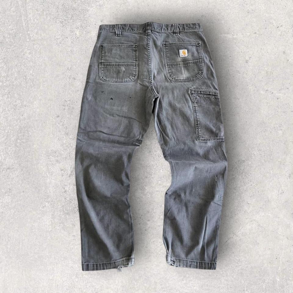 Carhartt grey workwear pants W36 L30 vintage rugged fit