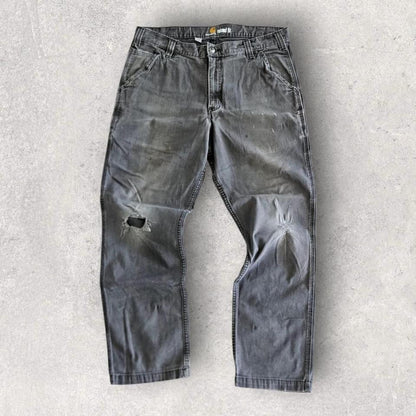 Carhartt grey workwear pants W36 L30 vintage rugged fit