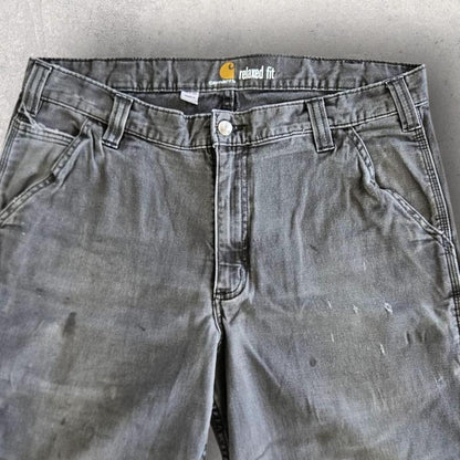 Carhartt grey workwear pants W36 L30 vintage rugged fit
