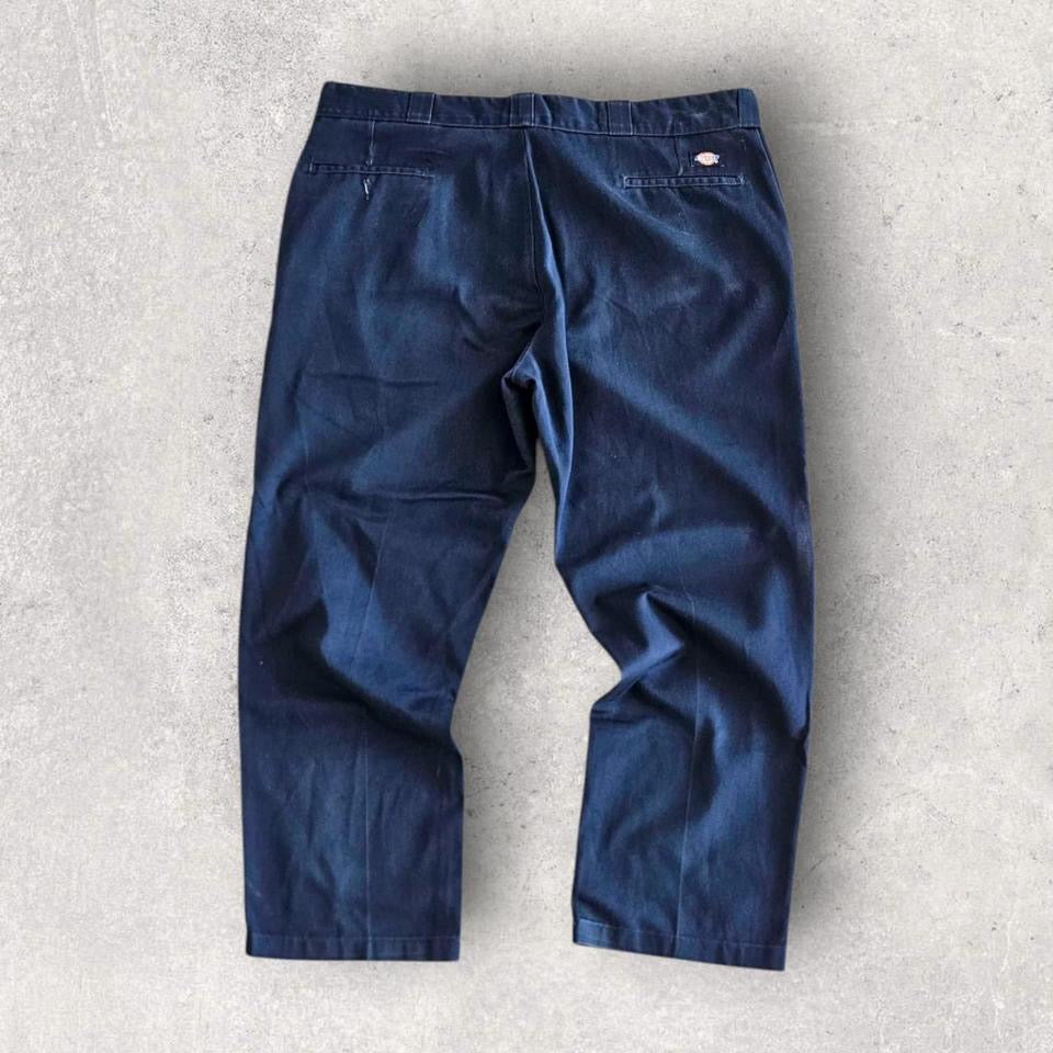 Dickies 874 Navy Pants - W42 L30 – מכנסי דיקיס כחולים קלאסיים לגברים