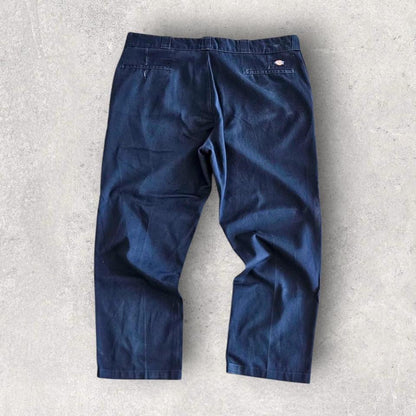 Dickies 874 Navy Pants - W42 L30 – מכנסי דיקיס כחולים קלאסיים לגברים