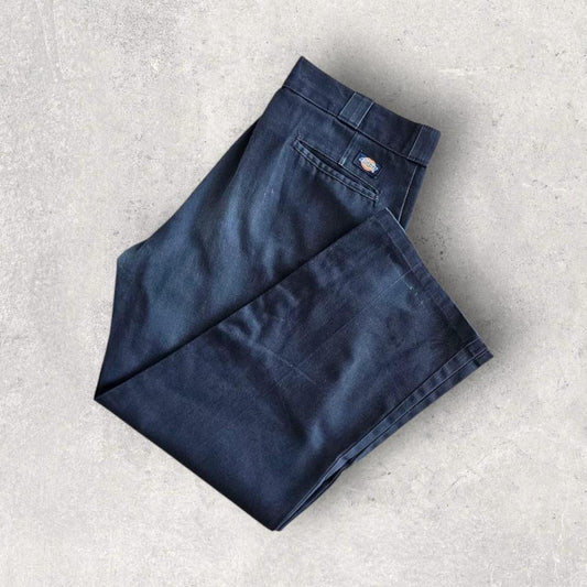 Dickies 874 Navy Pants - W34 L32 – מכנסי דיקיס כחולים וינטג' לגברים
