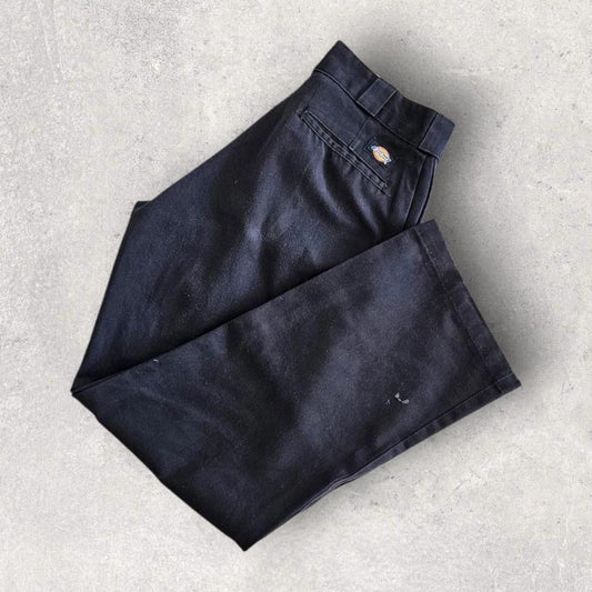 Dickies 874 Black Pants - W32 L30 – מכנסי דיקיס שחורים וינטג' לגברים