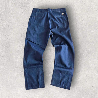 Dickies 874 Navy Pants - W34 L30 – מכנסי דיקיס כחולים וינטג' לגברים