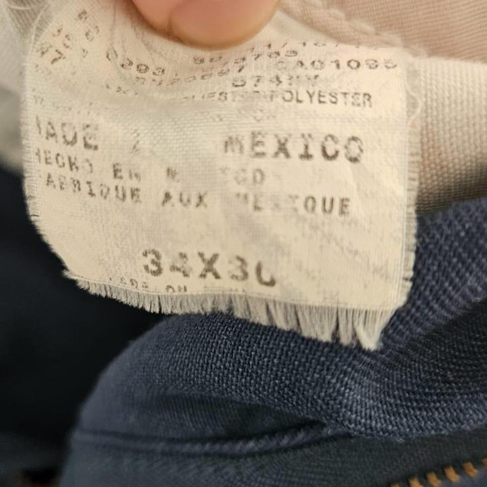Dickies 874 Navy Pants - W34 L30 – מכנסי דיקיס כחולים וינטג' לגברים