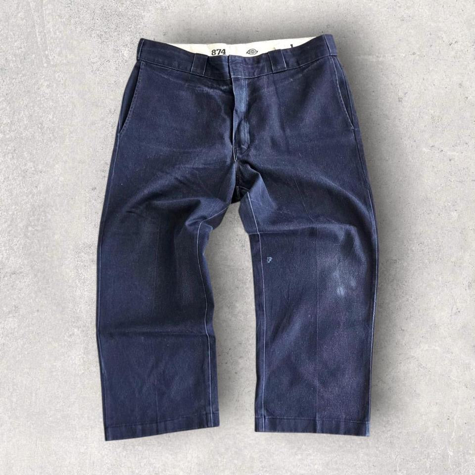 Dickies 874 Navy Pants - W36 L29 – מכנסי דיקיס וינטג' בצבע כחול כהה