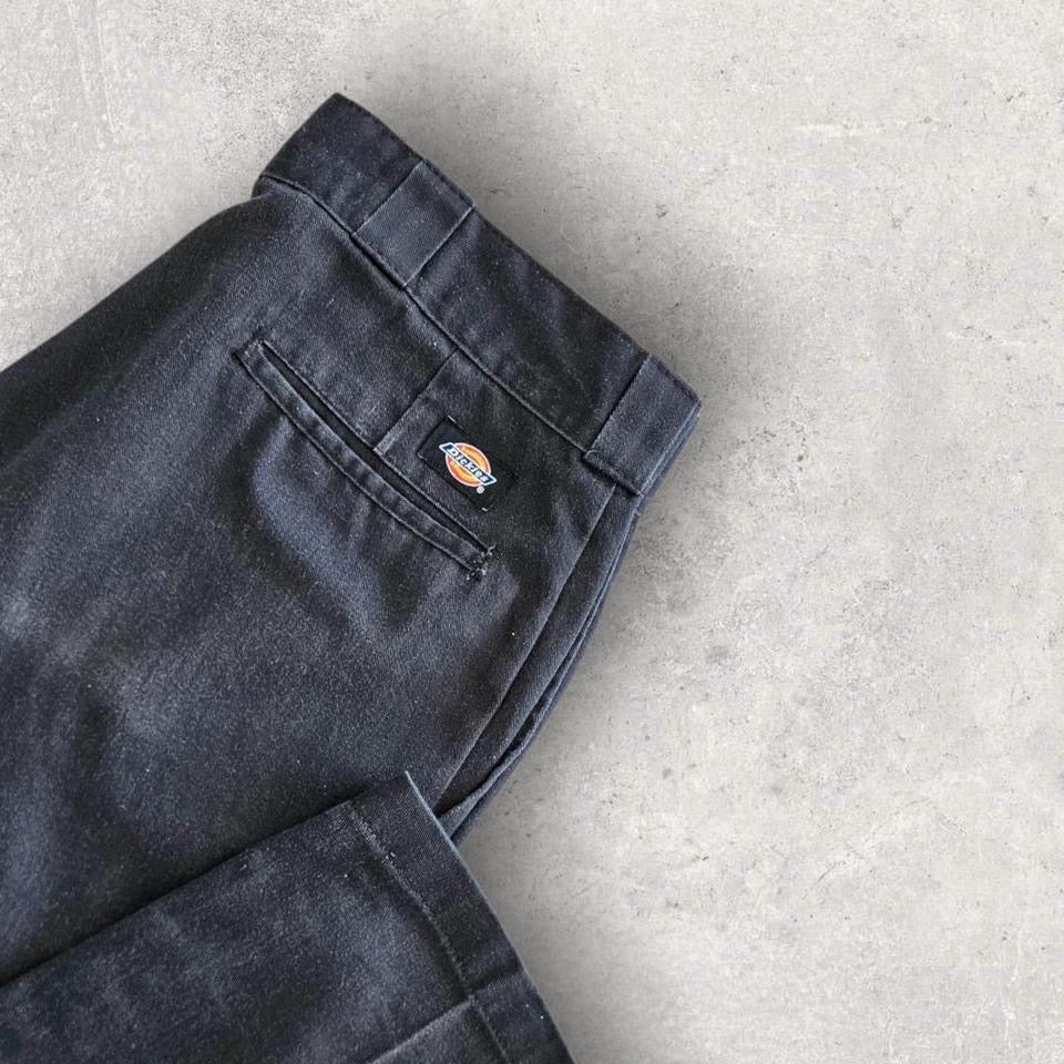 Dickies 874 black pants straight fit vintage workwear size 86x113