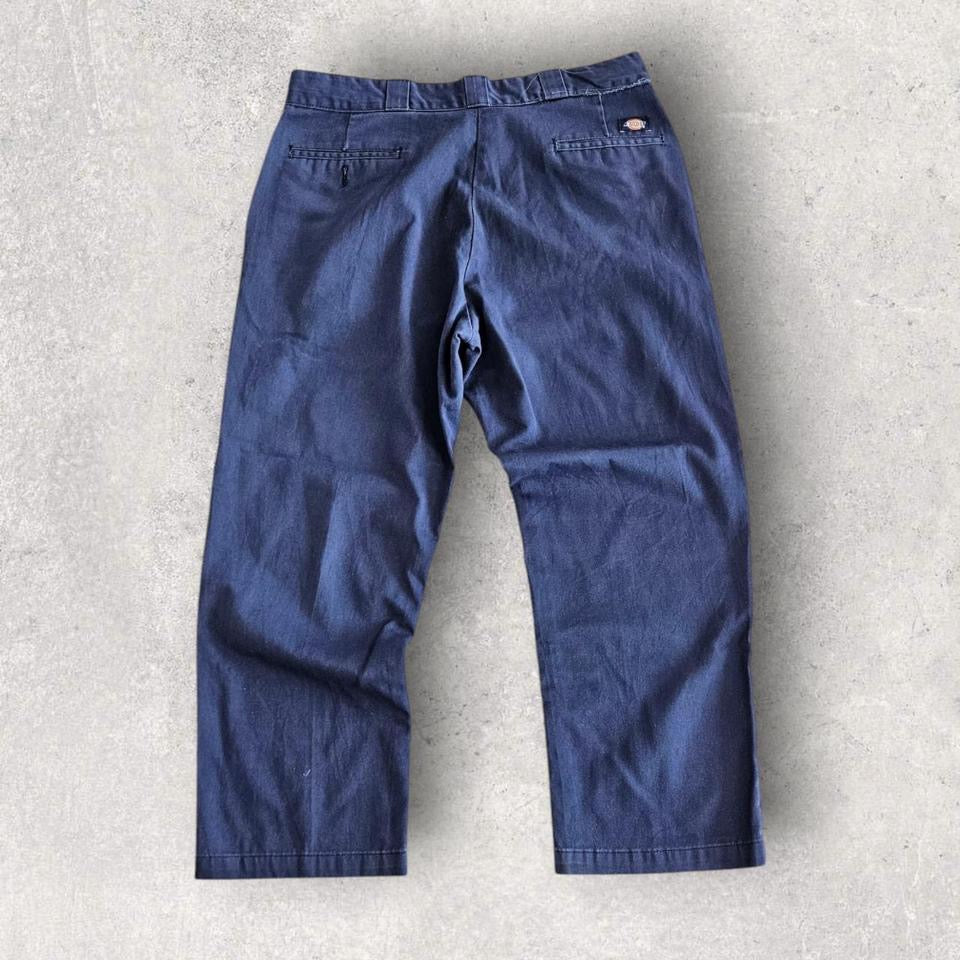 Dickies 874 navy trousers blue workwear vintage size 36x39