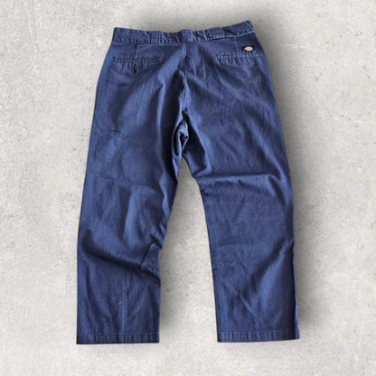 Dickies 874 navy trousers blue workwear vintage size 36x39