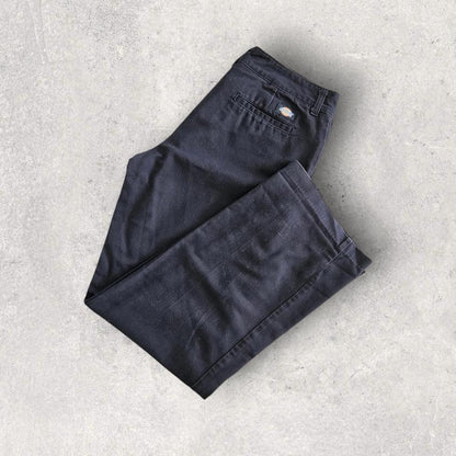Dickies black workwear pants vintage durable streetwear size 33x41