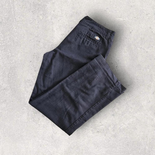 Dickies black workwear pants vintage durable streetwear size 33x41