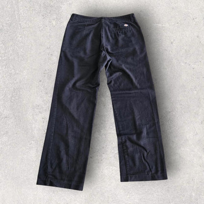 Dickies black workwear pants vintage durable streetwear size 33x41