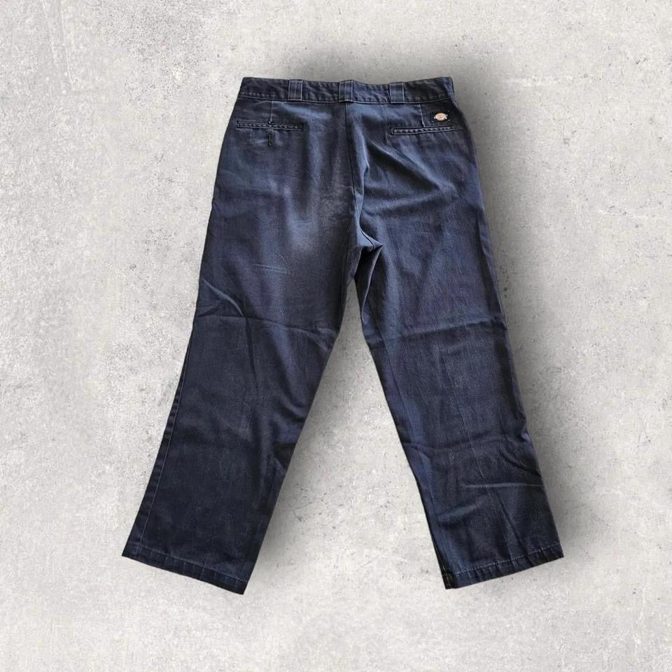 Dickies 874 black chino trousers vintage workwear minimalist size 38x40