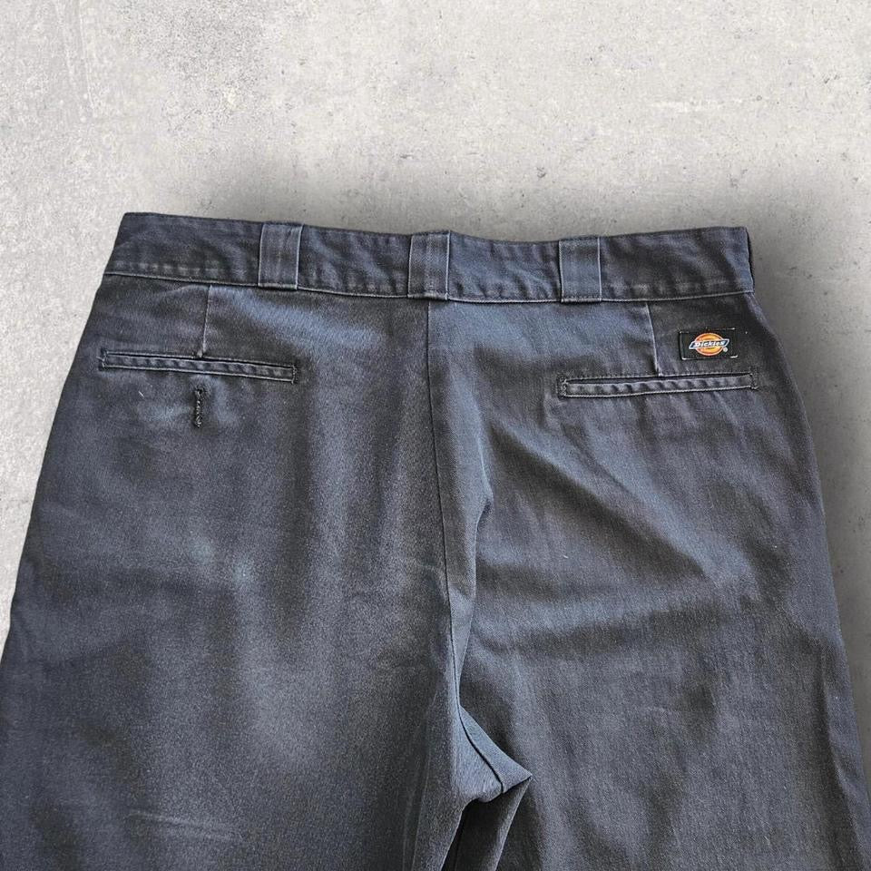 Dickies 874 black chino trousers vintage workwear minimalist size 38x40