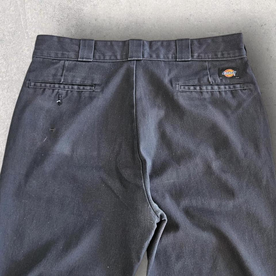 Dickies 874 black pants vintage workwear straight leg size 36x42