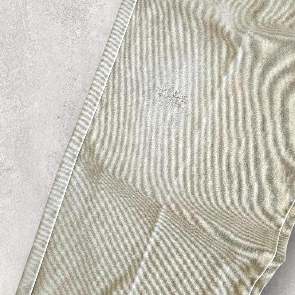 Dickies 874 cream pants workwear vintage straight fit size 31x32