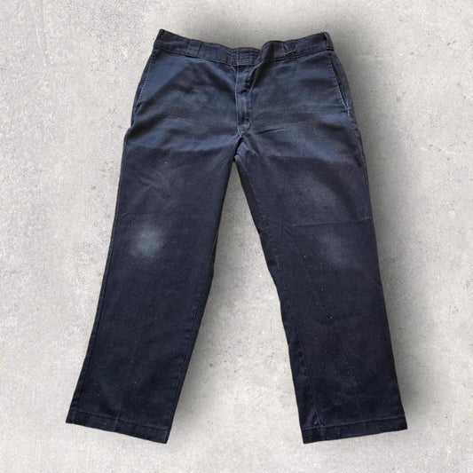 Dickies 874 Black Trousers - 38X30 מכנס שחור וינטג' מקורי של דיקיס במצב טוב – פריט יד שנייה מהאתר הכי גדול בארץ