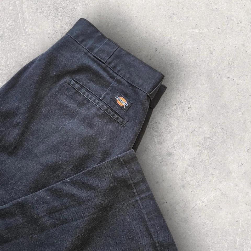 Dickies 874 Black Trousers - 38X30 מכנס שחור וינטג' מקורי של דיקיס במצב טוב – פריט יד שנייה מהאתר הכי גדול בארץ