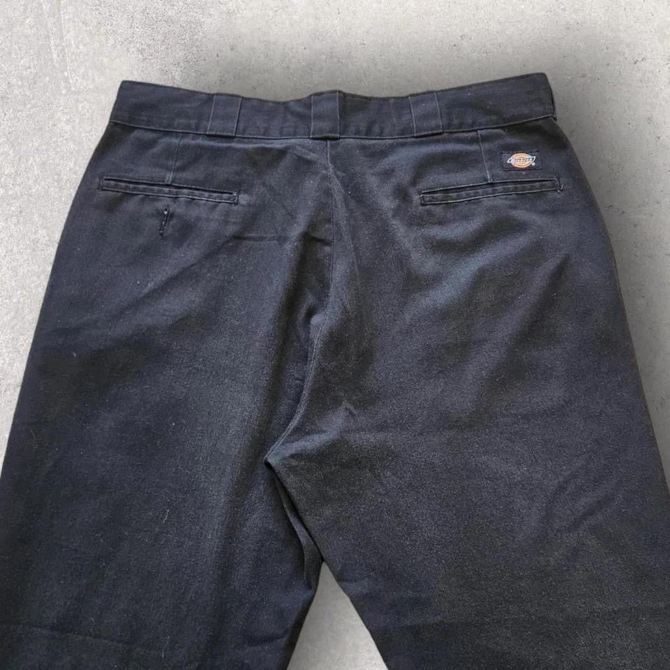 Dickies 874 Black Trousers - 38X30 מכנס שחור וינטג' מקורי של דיקיס במצב טוב – פריט יד שנייה מהאתר הכי גדול בארץ