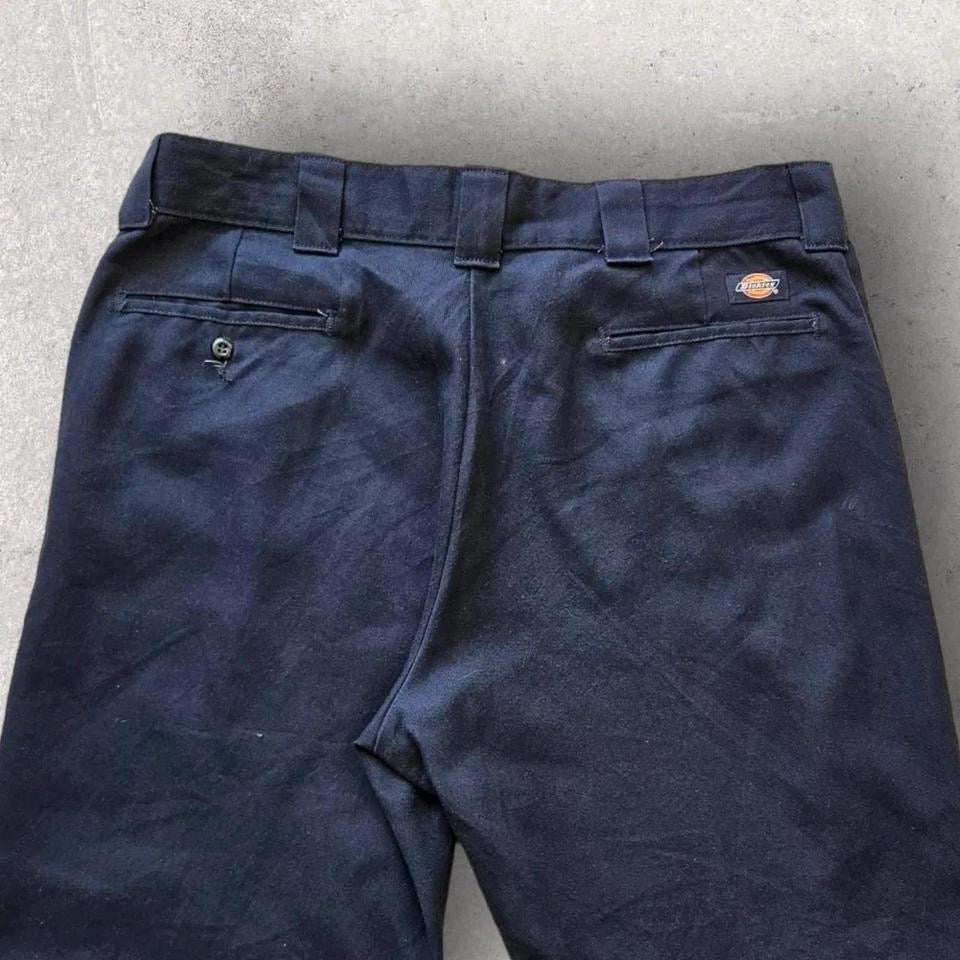 Dickies 874 Navy Flex Pants מכנס כחול כהה בגזרת 38x30 מבד גמיש – בגדי יד שנייה איכותיים
