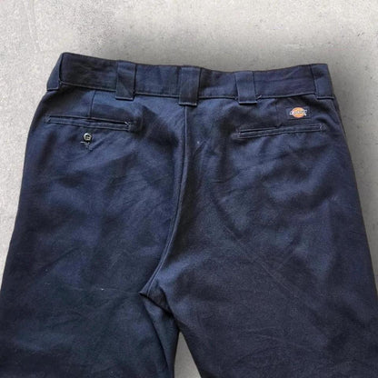 Dickies 874 Navy Flex Pants מכנס כחול כהה בגזרת 38x30 מבד גמיש – בגדי יד שנייה איכותיים